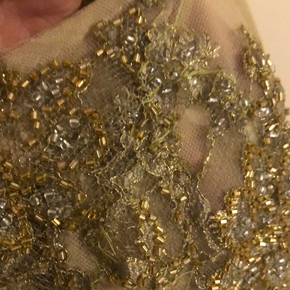 GORGEOUS Mon Cherie size 8 gown with clutch - Picture 11 of 15